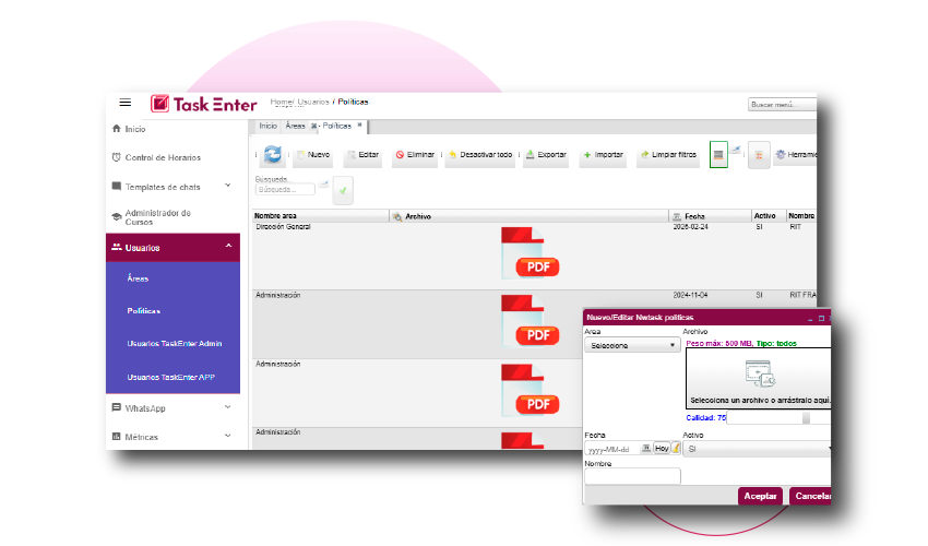 control de teletrabajo