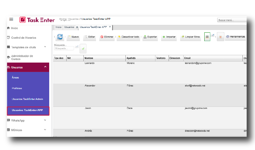 control de teletrabajo