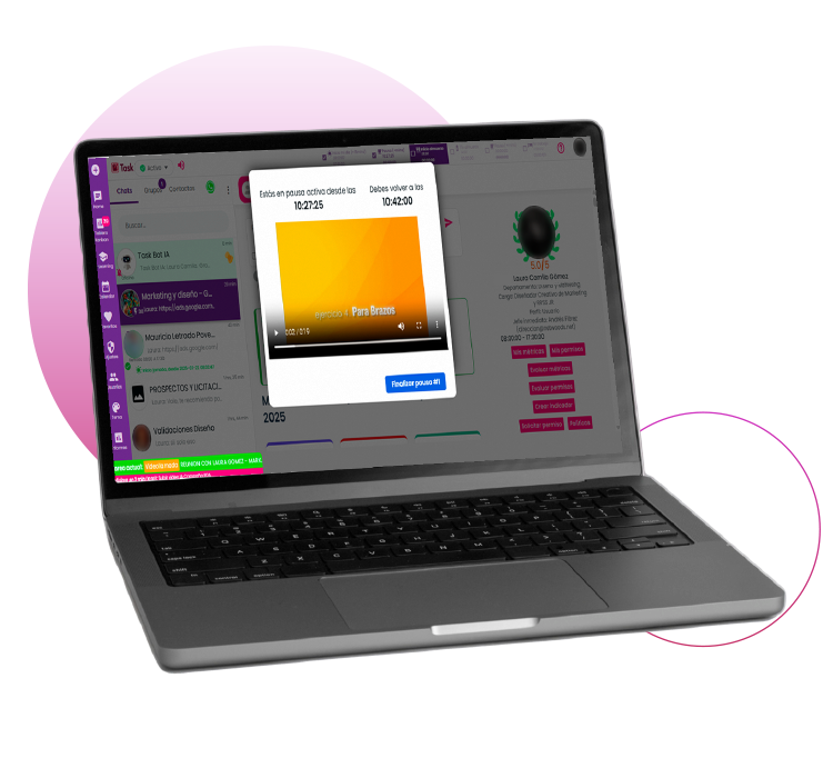 control de teletrabajo