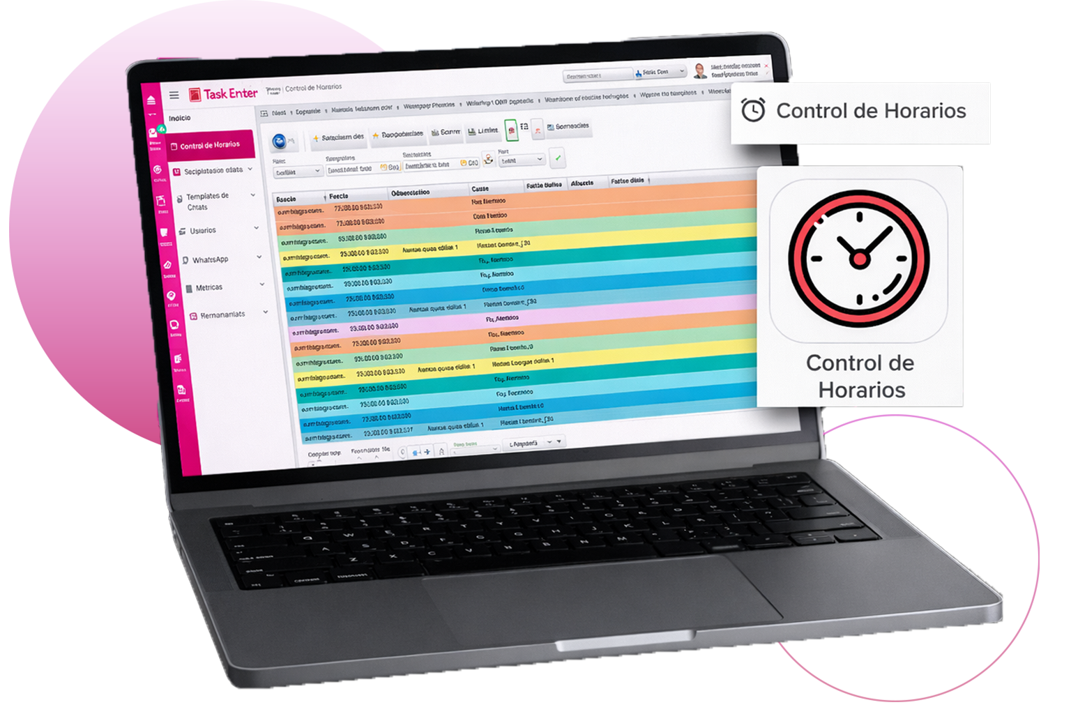 crear usuarios control de teletrabajo