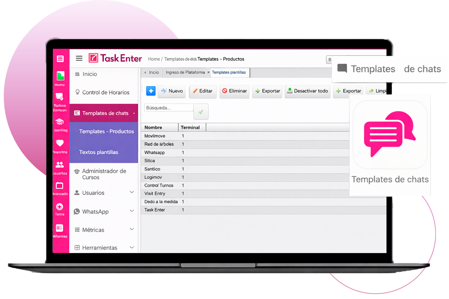 Calendario control de teletrabajo